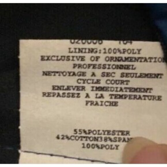 Gunne Sax Jessica McClintock Strapless Blue Dress Ruffle Front Size 5 - Picture 4 of 8